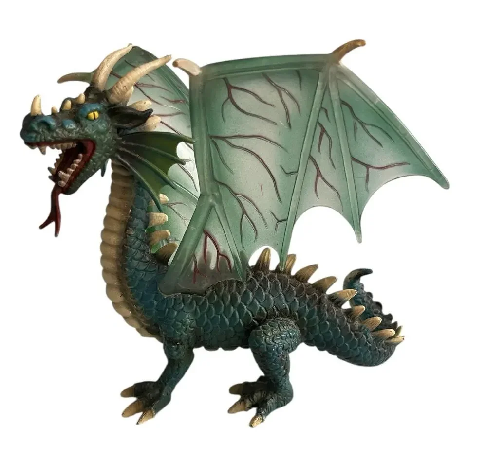 Schleich 2003 World of Knights Medieval Green Dragon 6